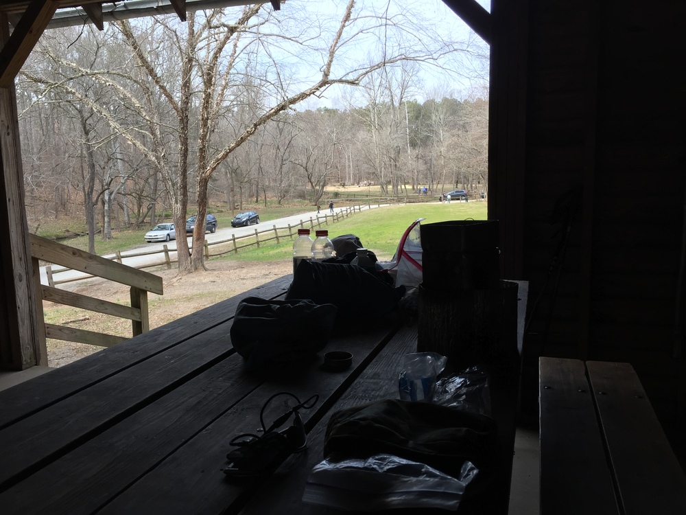 Lunch at 'West Point on the Eno' park
