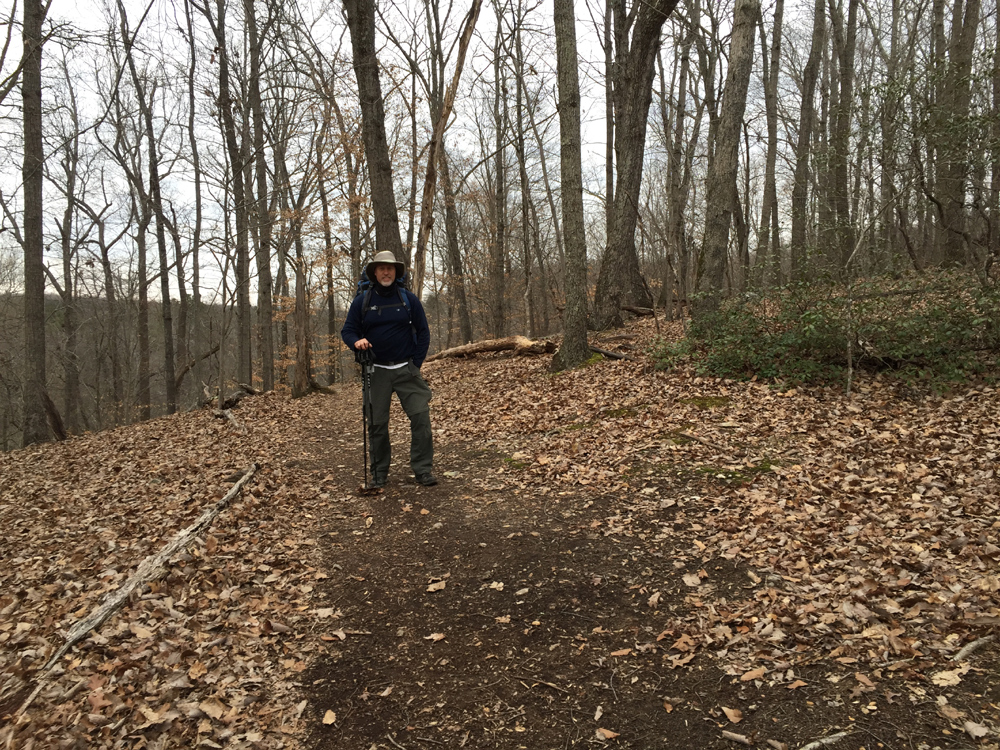 Hiking in the James M. Johnston Nature Preserve